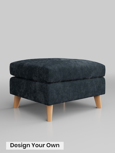 Distressed Velour/Midnight Blue Wilson Buttoned Back (G70653) | £350