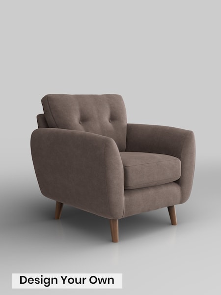 Luxe Chenille/Mink Brown Wilson Buttoned Back (G70663) | £699