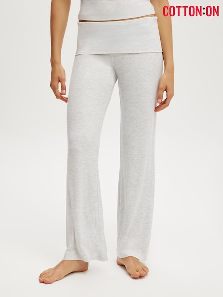 Cotton On Grey Airy Soft Roll Waist Trousers (G71083) | £25
