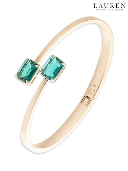 Lauren Ralph Lauren Gold Plated Bypass Cuff Bracelet (G71402) | £75
