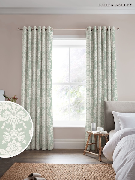 Laura Ashley Duck Egg Tatton Made to Measure (G71434) | £100