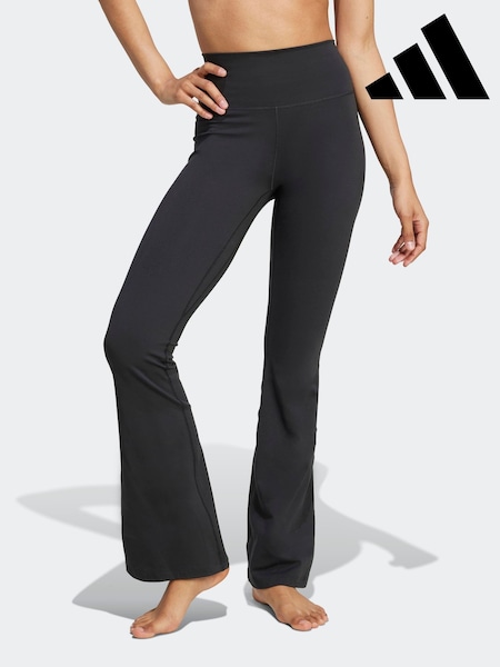 adidas Black All Me Flare Leggings (G71446) | £50