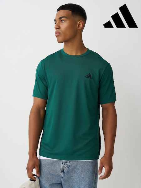 Green - Regular Adidas Workout Essentials Base T-shirt