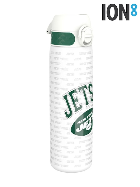 Ion8 White NFL Jets Steel Water Bottle 600ml (G71864) | £20