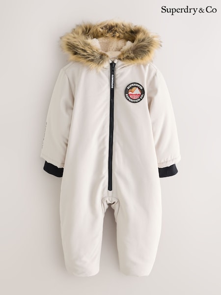Beige - Superdry Everest Snowsuit