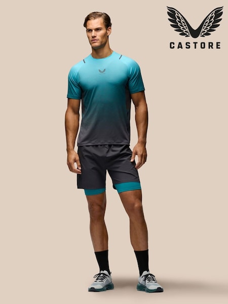 Grey - Regular Castore 2-in-1 Woven Apex Short