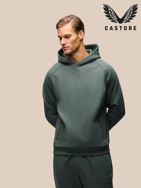 Green - Regular Castore Cotton Fleece Hoodie