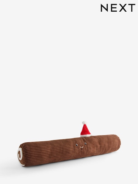 Christmas Yule Log Draught Excluder