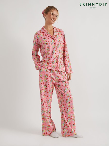 Skinnydip Pink The Simpsons x Ralph I Choose You Pyjamas Set (G73788) | £34