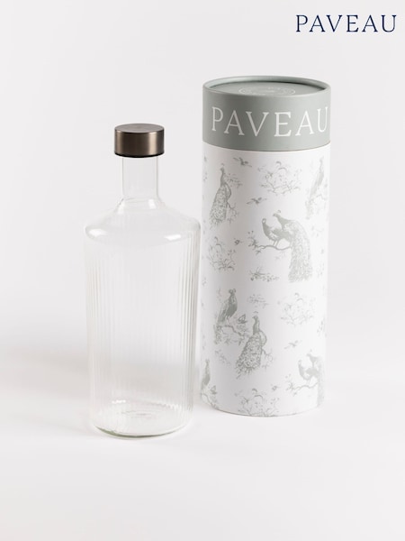 Paveau Ribbed Glass Water Bottle (G73872) | £69