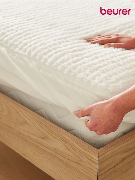 Beurer White Indulgence Heated Mattress Topper (G74776) | £120