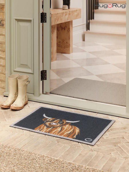 Hug Rug Navy Outdoor Highland Mat (G74830) | £40 - £55
