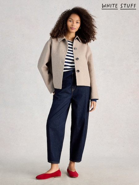 White Stuff Natural Aden Wool Blend Jacket (G74863) | £120