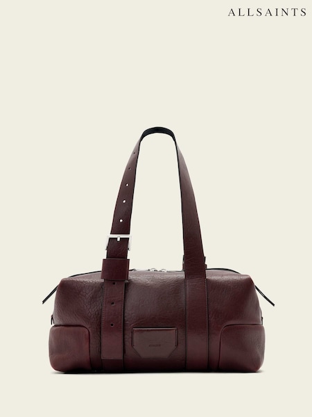 AllSaints Red Ares Grain Shoulder Bag (G75231) | £329