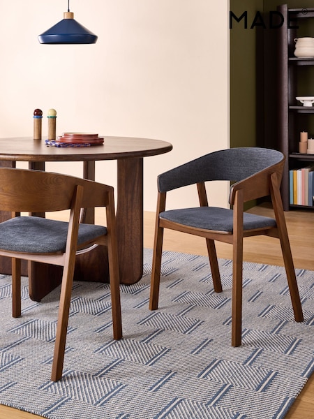 Made.com Set Of 2 Aster Dining Chairs