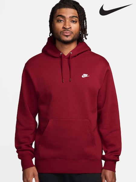Tough Red - Regular Nike Club Pull Over Hoodie