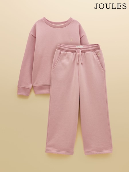 Pink - Joules Girls' Sweatshirt And Jogger Set