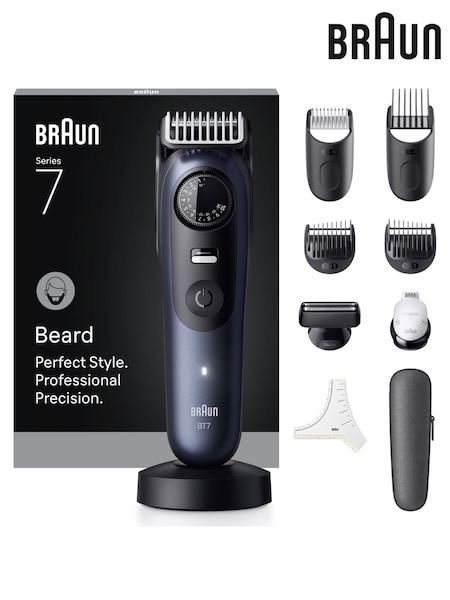 Braun Beard Trimmer with Series 7, +10 Barbering Tools, 40 Lengths, Pro Blade, BT7540 (G77822) | £60
