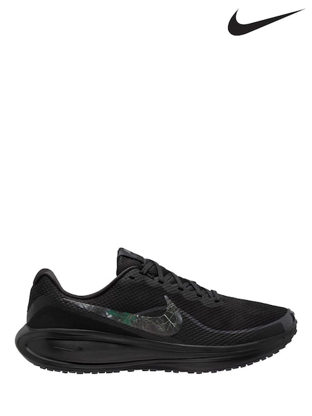 Black/White - Regular Nike Revolution 8 Road Running Trainers