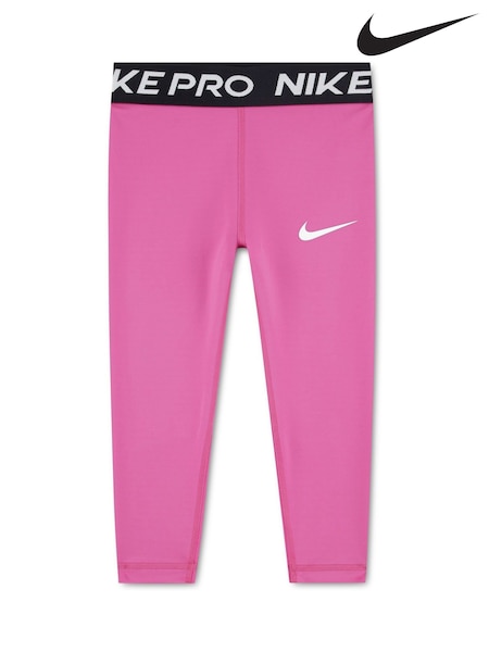 Pink - Nike Little Kids Pro Leggings