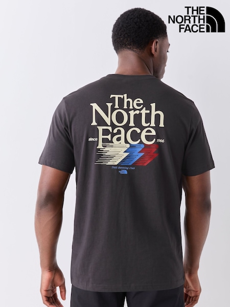 Grey - Regular The North Face Retro Back Graphic T-shirt
