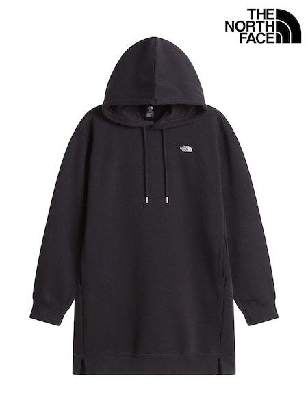 Black - The North Face Essential Sd Rlx Hooded Sweat Dress
