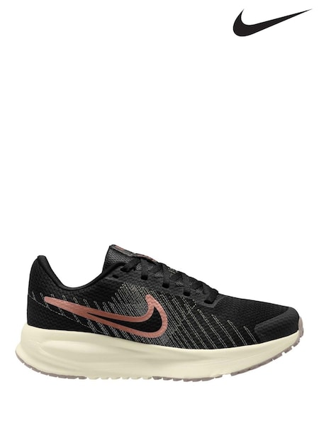Black/Rose Gold - Nike Run Defy Road Running Trainers