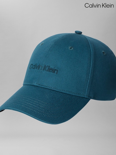 Calvin Klein Blue Twill Logo Cap (G78467) | £40