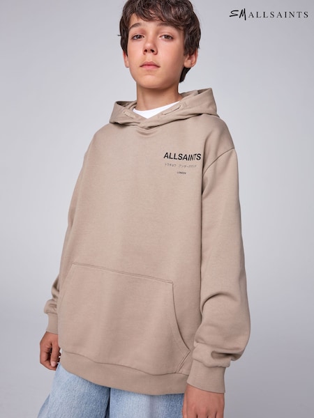 Light Brown - Smallsaints Oversized Underground Pullover Hoodie