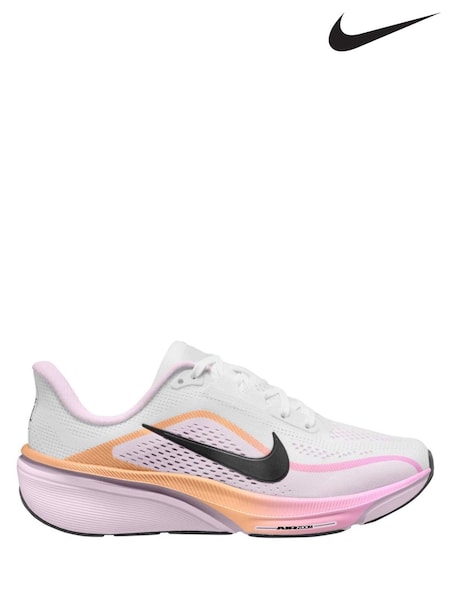White/Lilac Purple - Nike Pegasus 42 Road Running Trainers