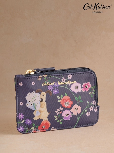 Navy - Cath Kidston Wallace And Gromit Card And Coin Purse