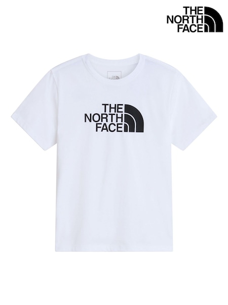 White - The North Face Teen Evolution Half Dome T-shirt