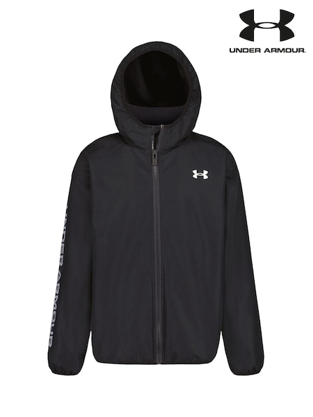 Black - Under Armour Ua Manataug Solid Windbreaker Jacket