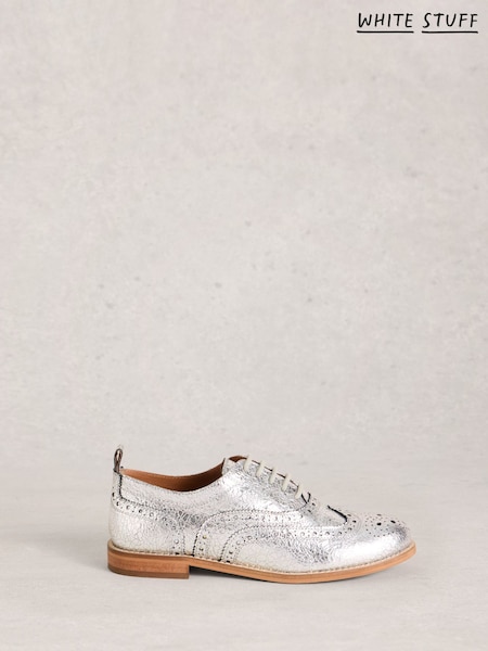 White Stuff Silver Thistle Lace Up Brogues (G80415) | £69