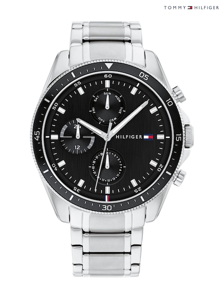 Tommy Hilfiger Silver Tone Stainless Steel Watch (G80513) | £189
