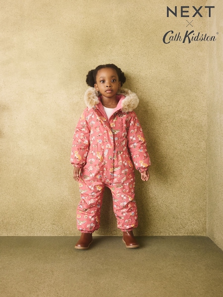 Pink Woodland Characters - Cath Kidston Waterproof Snowsuit (3mths-7yrs)