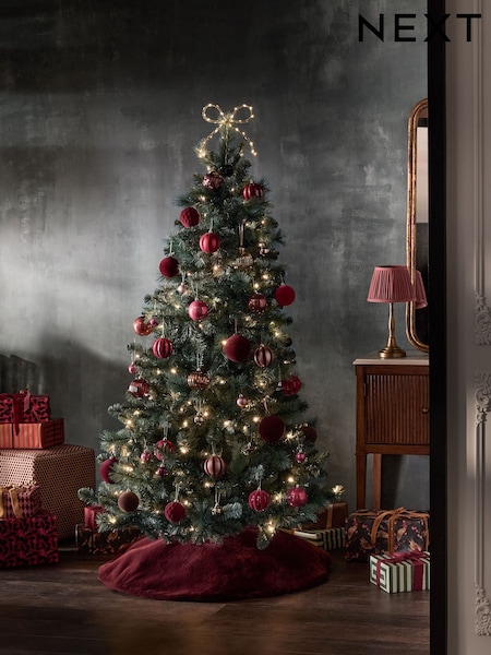Needle Spruce 6ft Pre Lit Christmas Tree