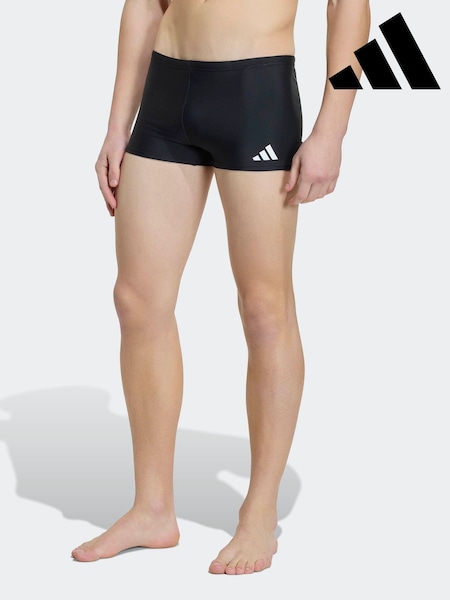 Black - Regular Adidas Solid Swim Boxers