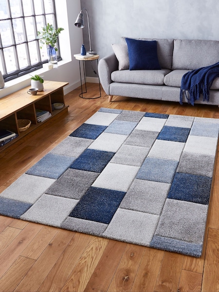 Think Rugs Grey Brooklyn 21830 Modern Geometric Rug (G81740) | £89 - £249