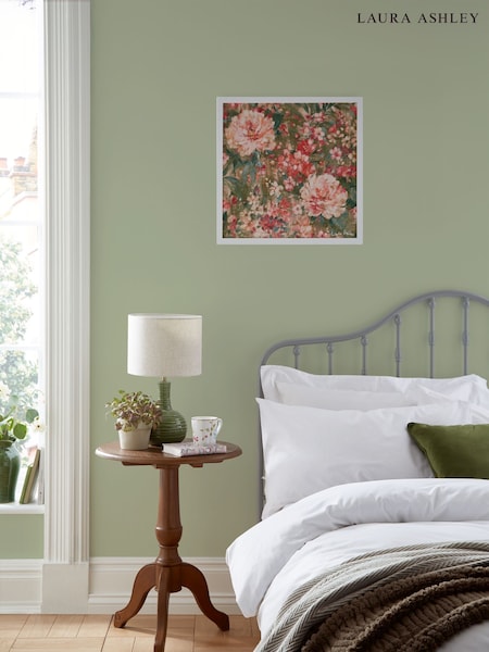 Laura Ashley Pink Mayville Floral White Frame (G81858) | £65