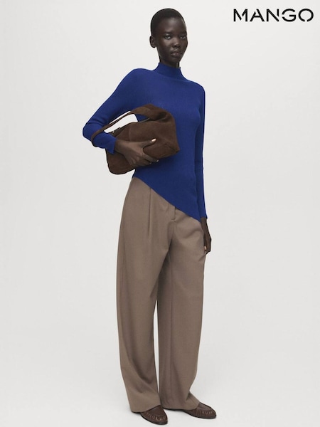 Mango Blue Asymmetric Jumper (G82485) | £35