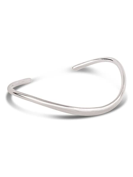 Dinny Hall Silver Tone Wave Cuff Bracelet (G82894) | £195