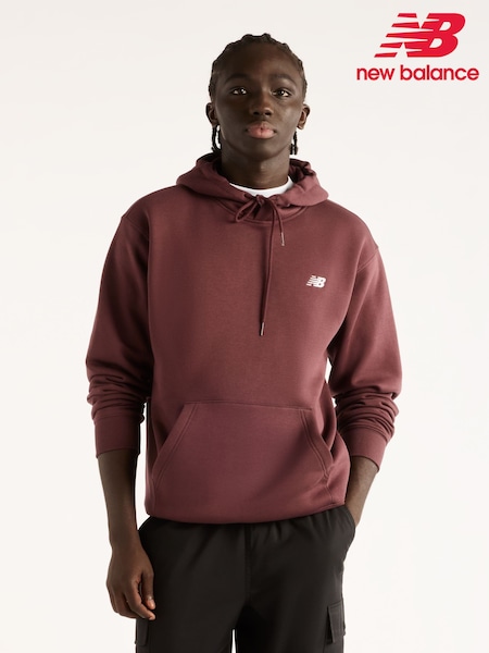 Brown - Regular New Balance Sport Essentials Fleece Hoodie