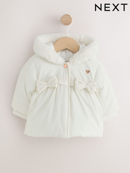 White - Puffer Baby Jacket (0mths-2yrs)