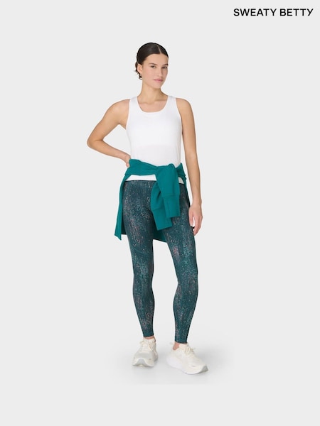 Sweaty Betty Forest Green Power Workout Leggings (G83474) | £88