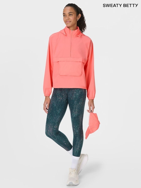 Sweaty Betty Pink Runners High Packaway Jacket (G83509) | £98