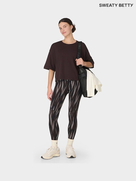 Sweaty Betty Brown Power Workout Leggings (G83512) | £88