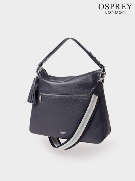 Osprey London Blue The Stella Leather Hobo Bag (G83547) | £165