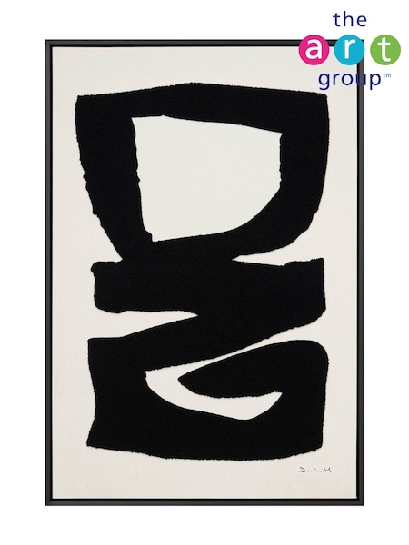 The Art Group Cream Abstract 1 Framed Canvas (G83566) | £110