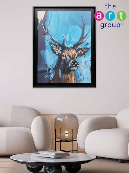 The Art Group Blue Echoes of Solitude Framed Canvas (G83573) | £90